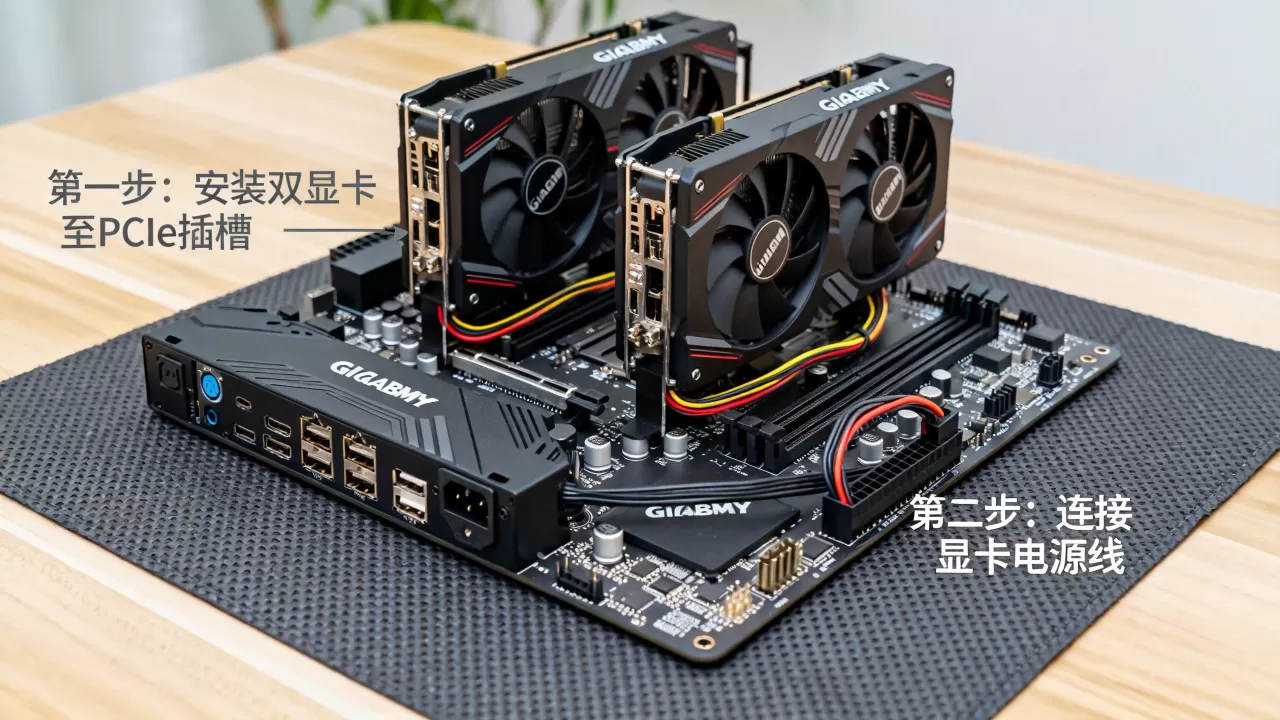 技嘉主板双显卡怎么用，技嘉主板如何设置双显卡