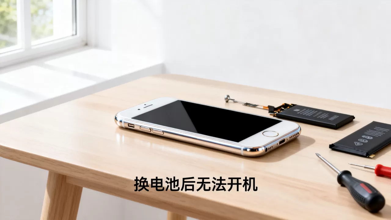 iPhone6换电池开不了机怎么回事，iPhone6换电池后无法开机