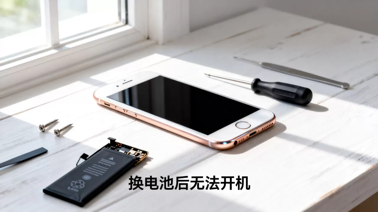 iPhone6换电池开不了机怎么回事，iPhone6换电池后无法开机