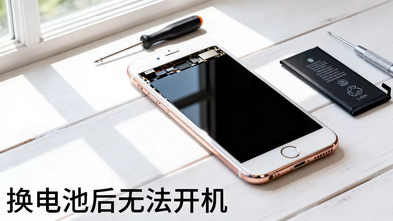 iPhone6换电池开不了机怎么回事，iPhone6换电池后无法开机