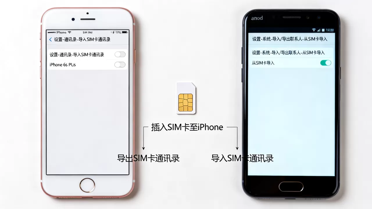 iphone6splus怎么导入通讯录，苹果手机通讯录导入安卓