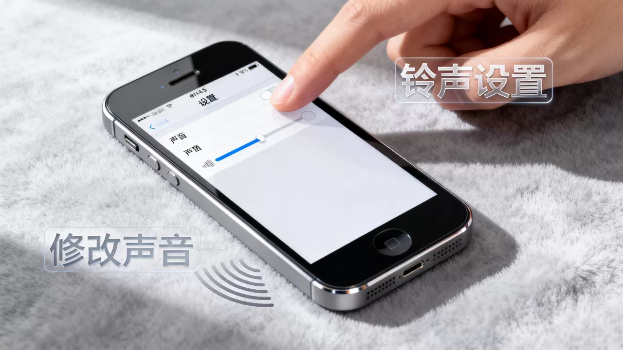 iphone5手机怎么改声音了，iphone5铃声设置