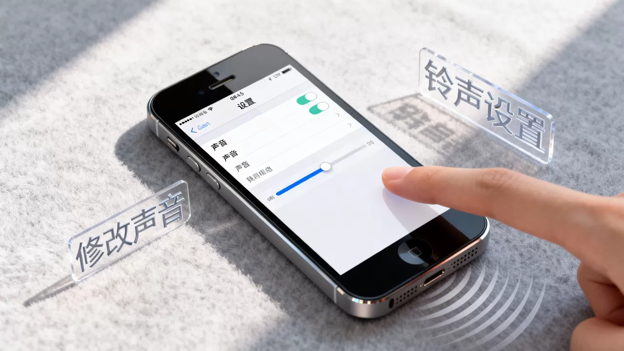 iphone5手机怎么改声音了，iphone5铃声设置