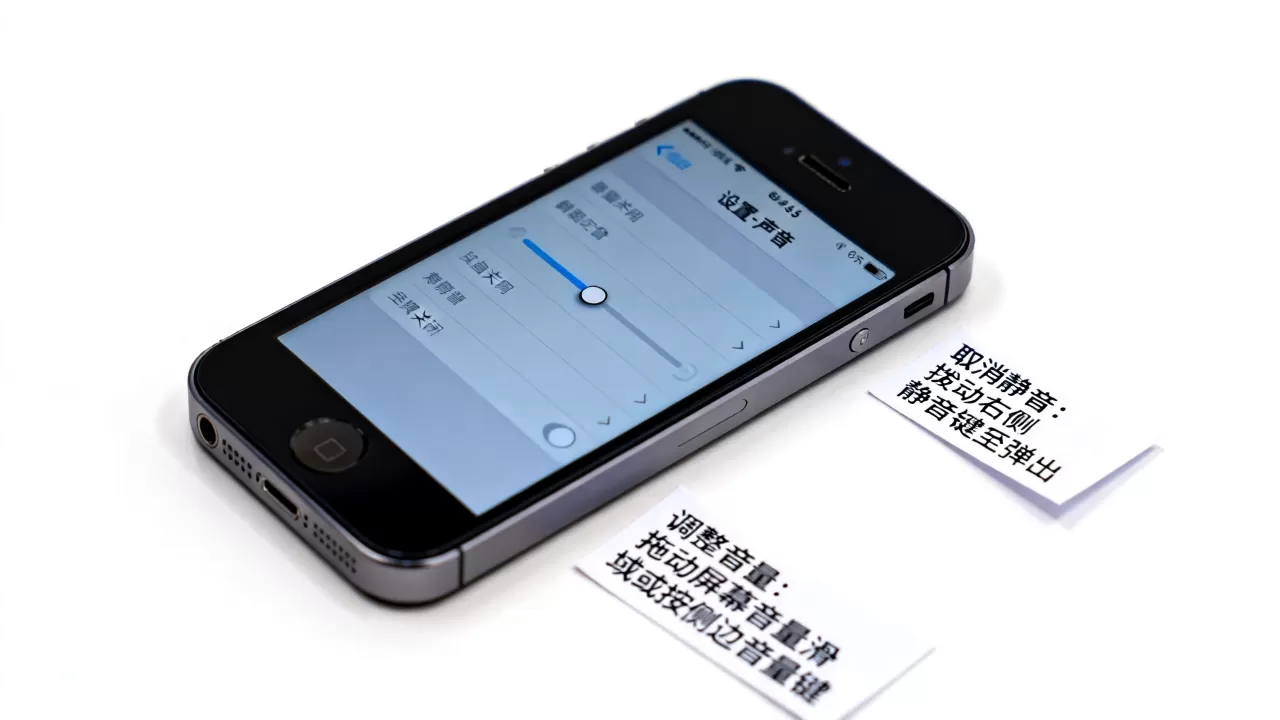 iphone5手机怎么改声音，iphone5静音模式怎么取消