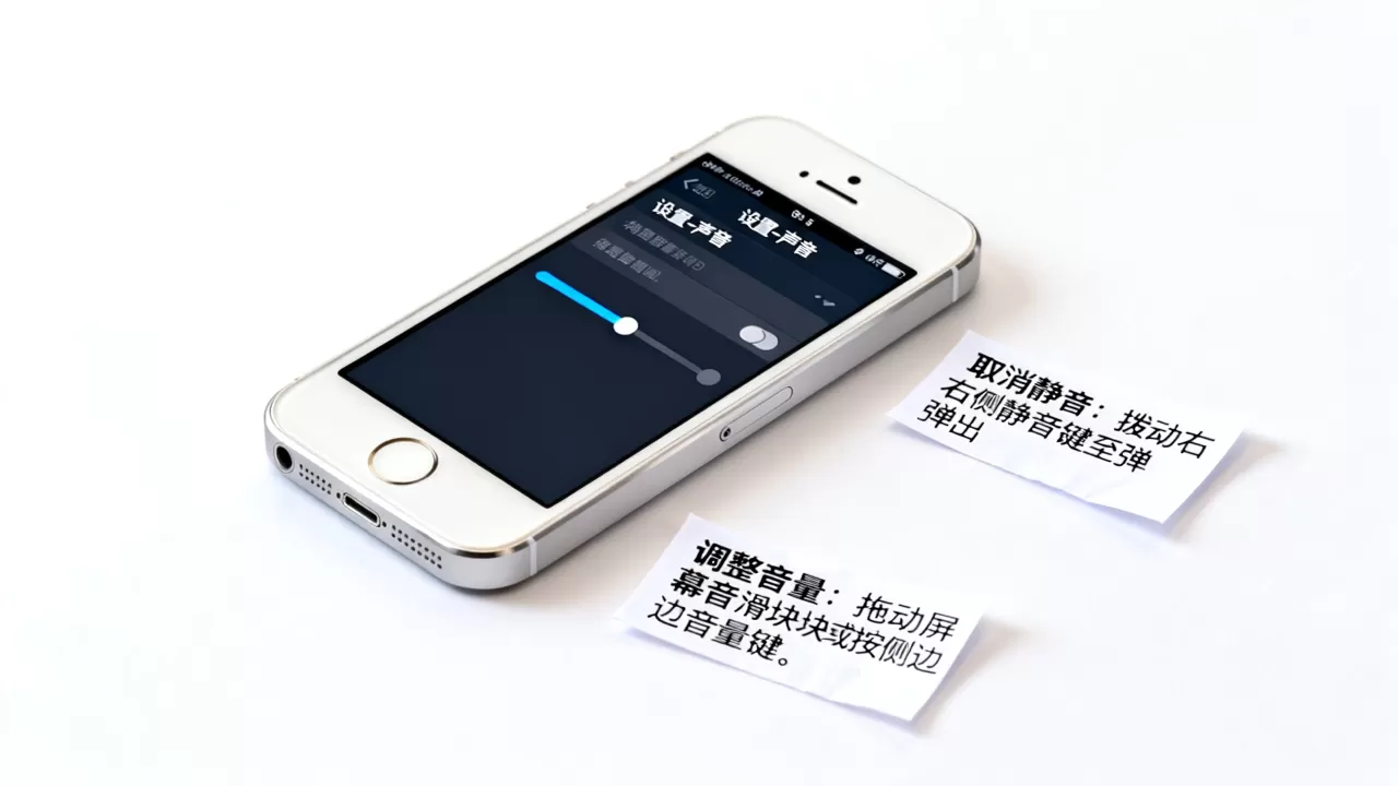 iphone5手机怎么改声音，iphone5静音模式怎么取消