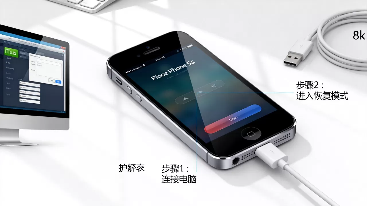 iphone5s解锁开不了怎么办，iphone5s忘记密码怎么强制解锁