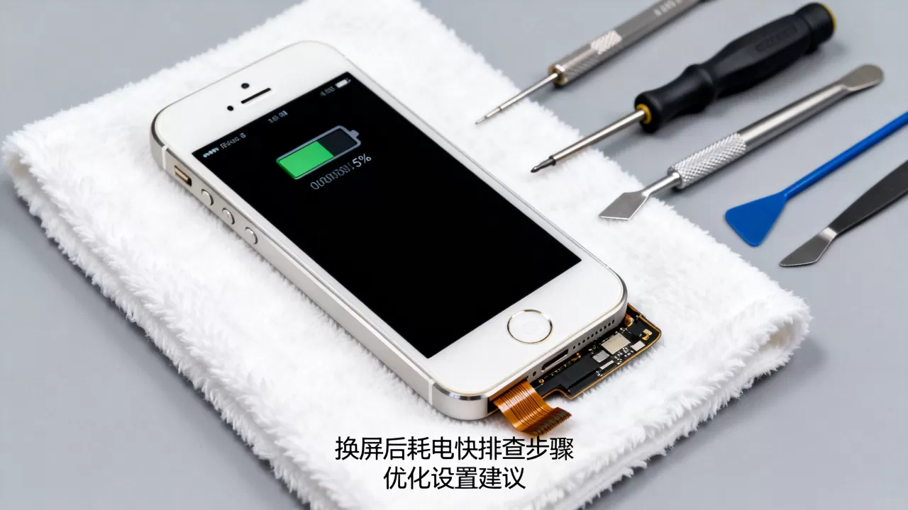 iphone5s换屏幕后耗电快怎么办，iphone5s换屏后耗电快如何解决