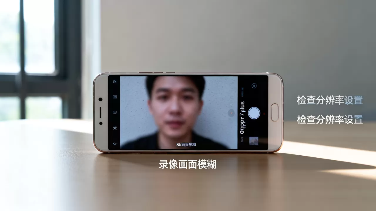 oppor7plusm视频为什么模糊，手机录像画面模糊不清