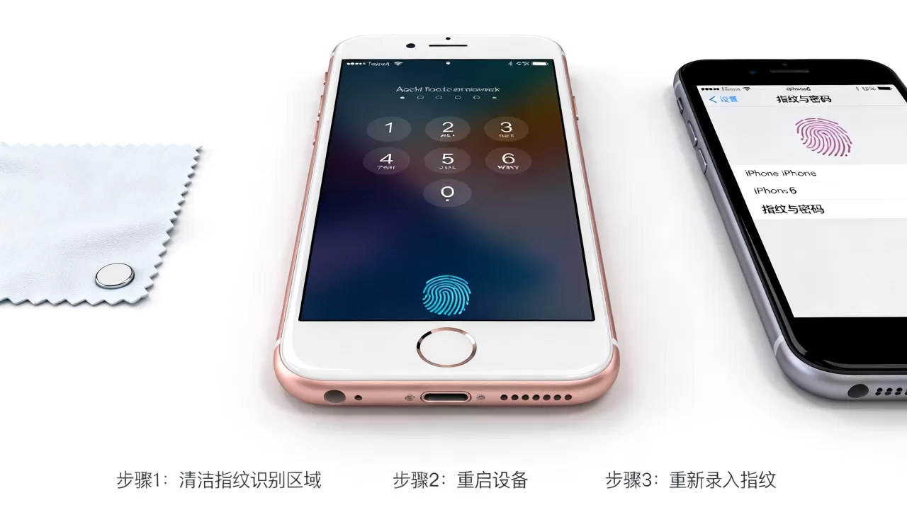 iphone6锁屏指纹失灵怎么办，iphone6指纹识别失灵解决方法