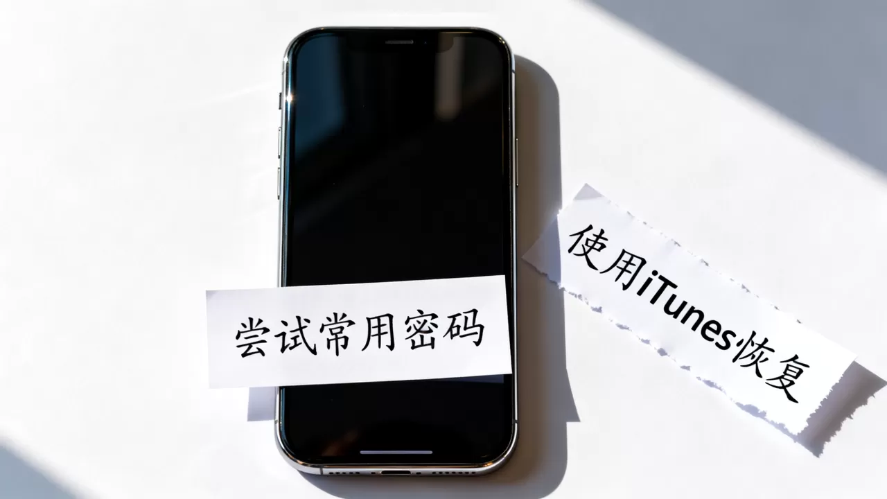 忘记iphone四位数密码怎么破解，iphone密码忘了怎么解开