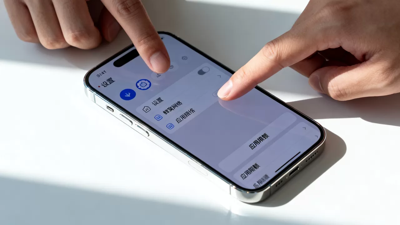 iPhone怎么设置应用网络设置，苹果手机限制应用联网方法