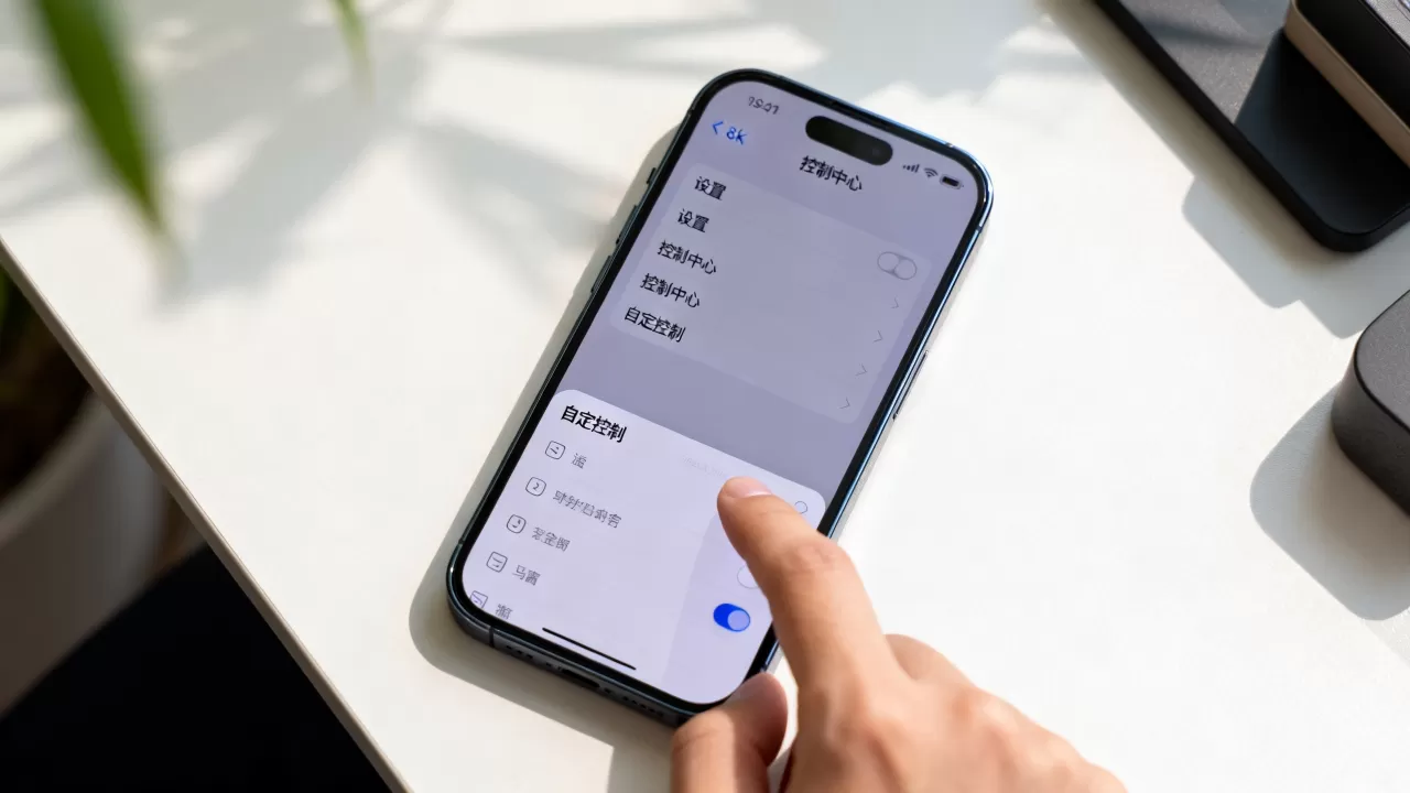 iphone怎么设置上下拉，iphone控制中心自定义设置