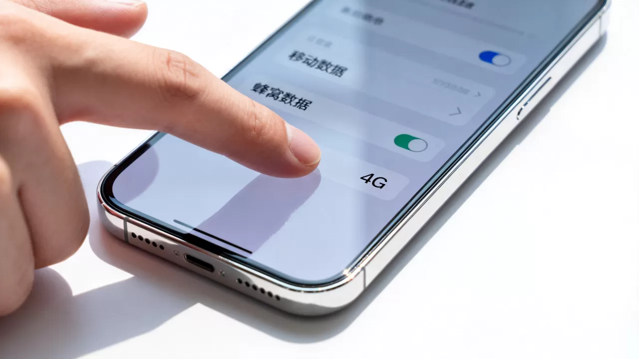 iphone怎么开4g下东西，苹果手机设置移动数据流量