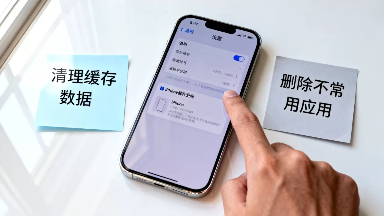 iphone怎么降低内存，iphone清理内存空间