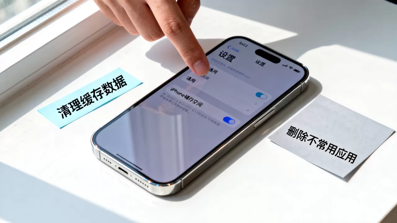 iphone怎么降低内存，iphone清理内存空间