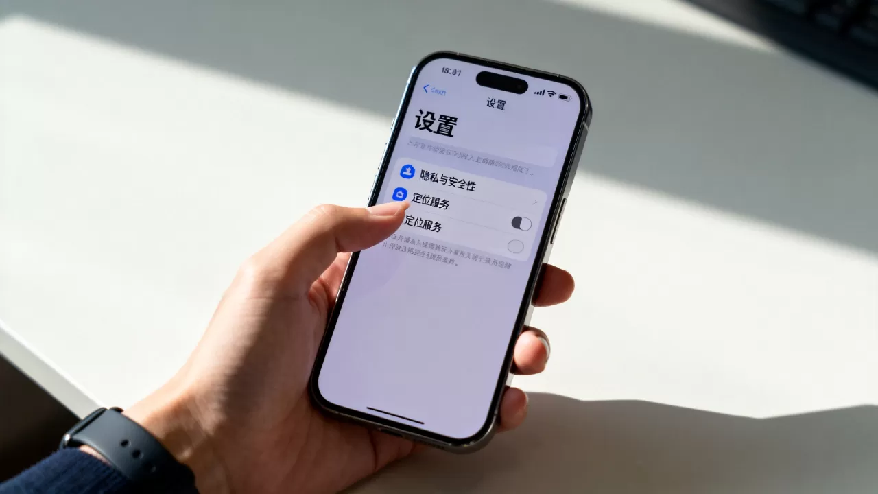 iphone怎么关定位系统，苹果手机关闭定位服务教程