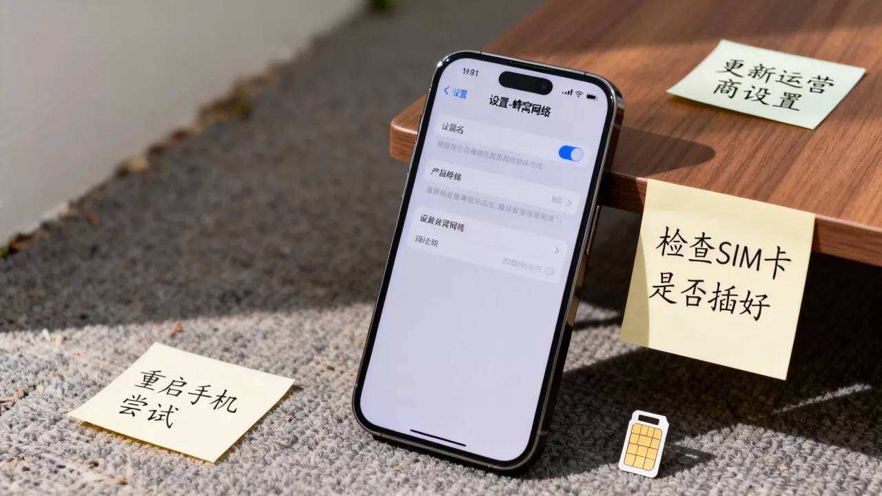iphone移动卡连不上网络是怎么回事，移动卡无服务怎么解决