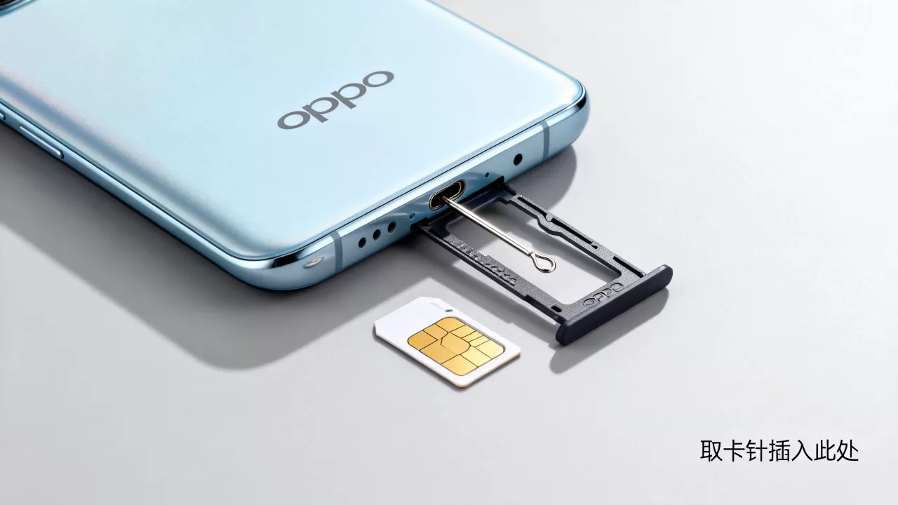 oppo装卡用什么针，手机sim卡取卡针