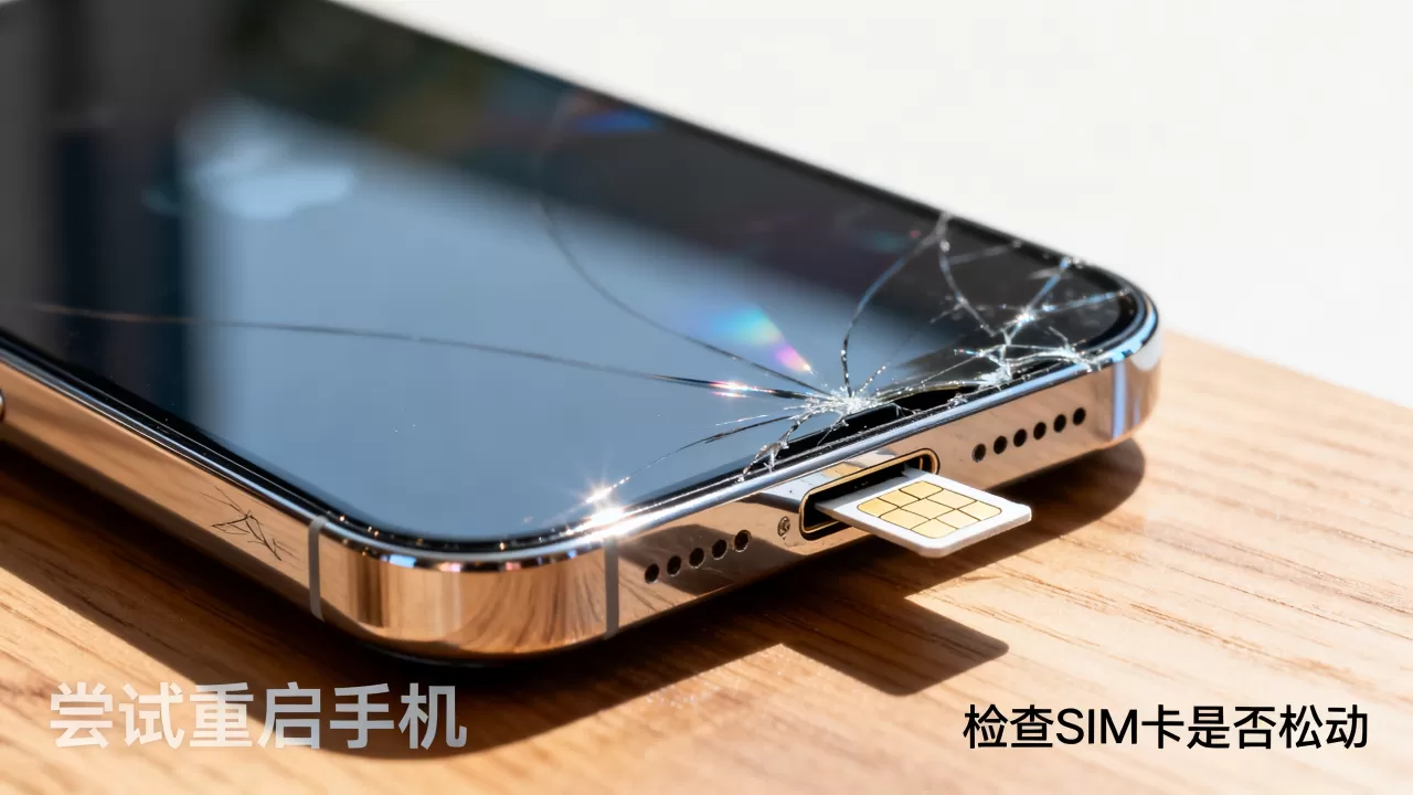 iphone摔了搜不到信号怎么回事，手机摔了没信号怎么办
