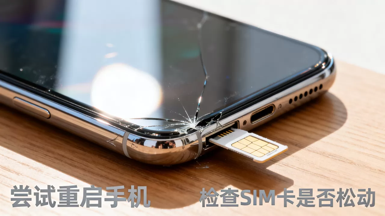 iphone摔了搜不到信号怎么回事，手机摔了没信号怎么办