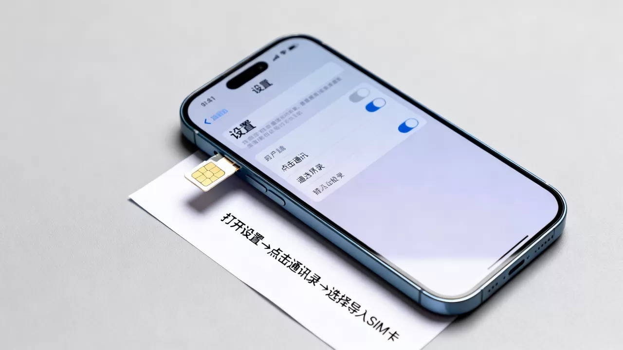 iphone手机联系人怎么导入sim卡，iphone通讯录导入sim卡