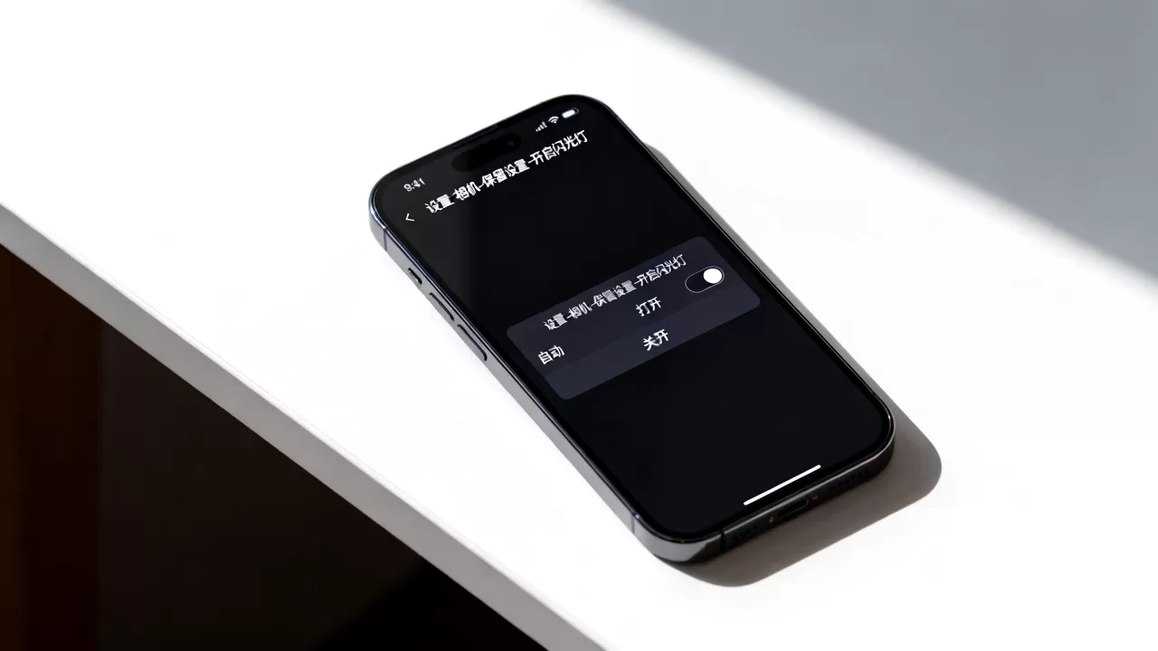 iphone屏幕闪光灯怎么设置方法，iphone相机闪光灯开启教程