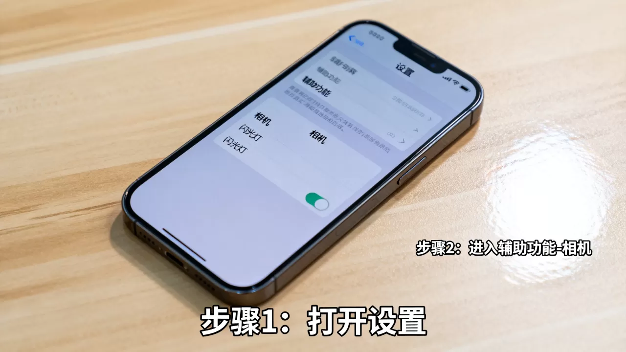 iphone屏幕闪光灯怎么设置，iPhone屏幕闪光灯设置方法