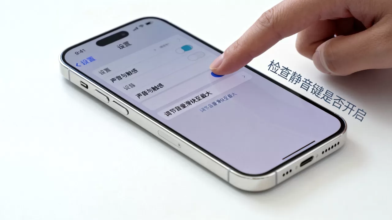 iphone没静音没有声音怎么设置，手机没声音怎么办