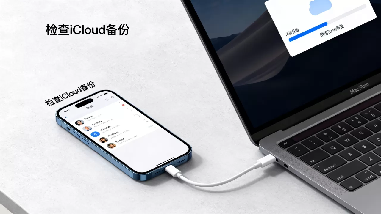iphone通讯录丢失怎么找回，iphone恢复通讯录方法