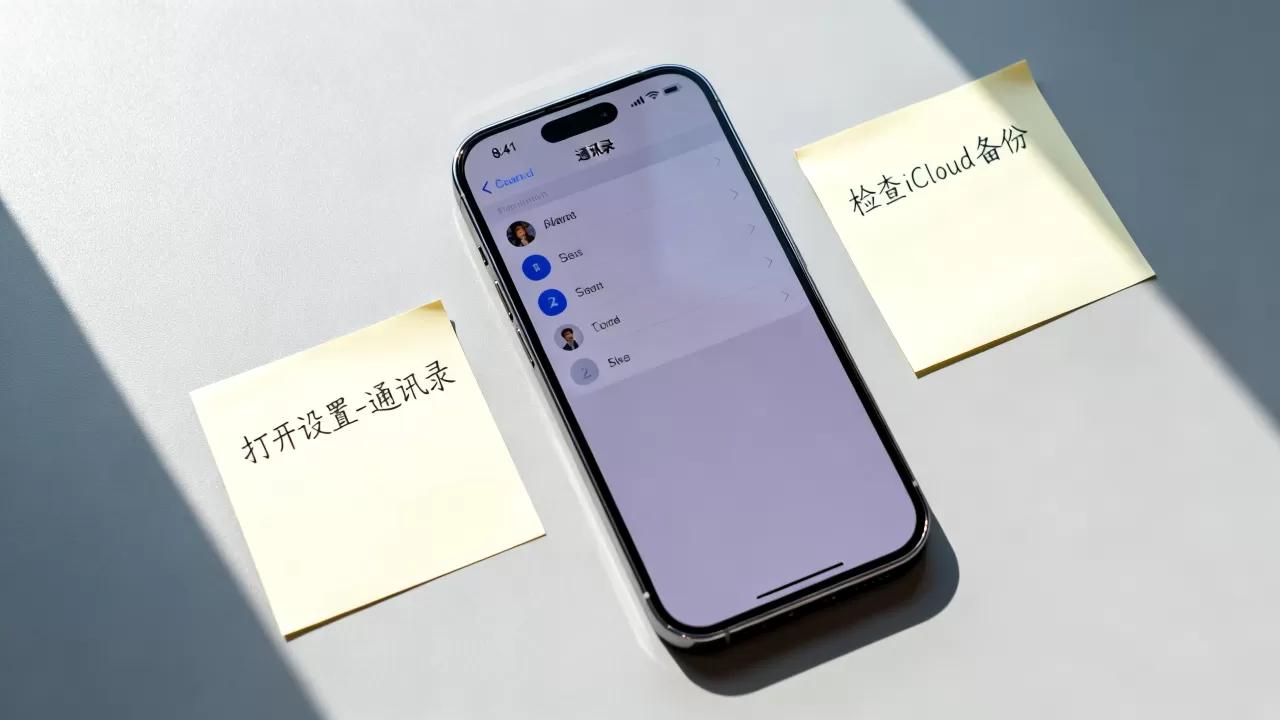 iphone通讯录丢失怎么恢复，苹果手机通讯录不见了怎么办