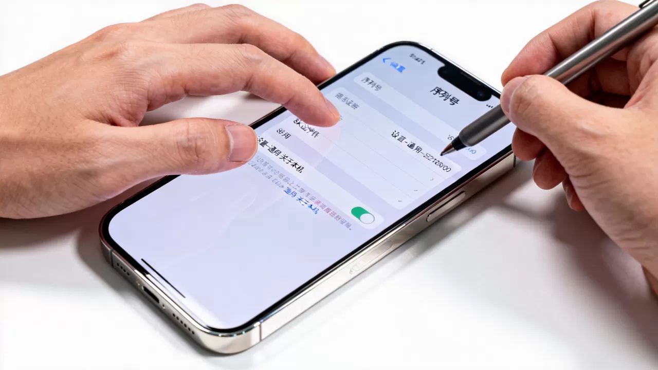 iphone机怎么查序列号查询，iphone查序列号方法