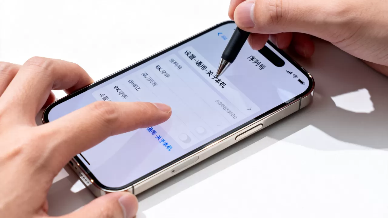 iphone机怎么查序列号查询，iphone查序列号方法