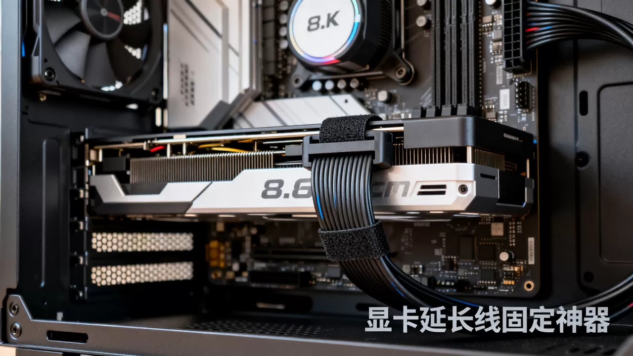 显卡延长线可固定吗，显卡延长线固定神器