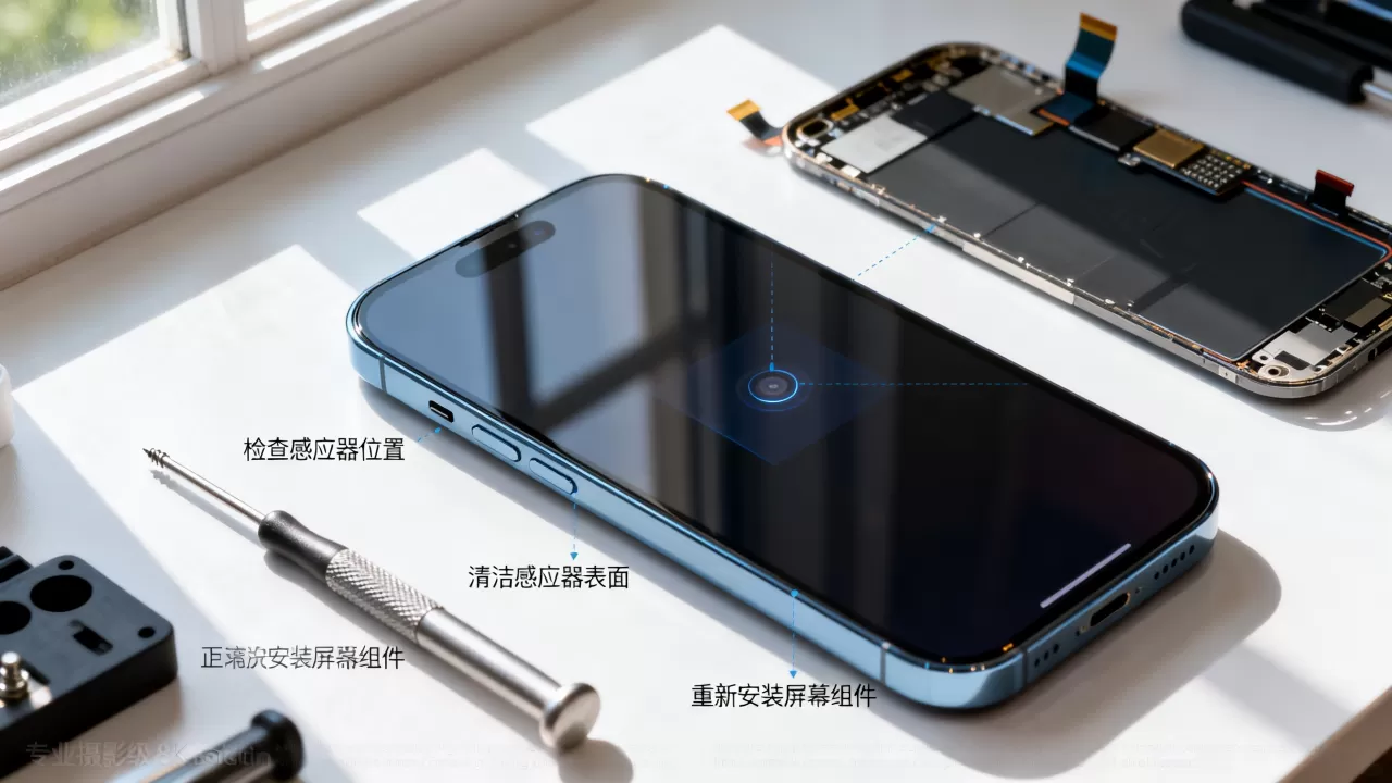 iphone换屏距离感应器失灵怎么办，iphone换屏后距离感应器失灵修复