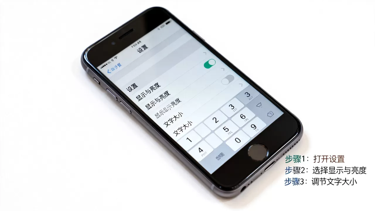 iphone7怎么调屏幕大小，iPhone7调节屏幕显示大小方法