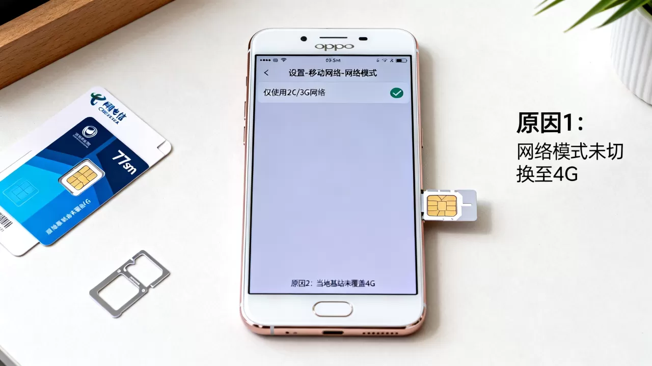 oppo r7sm电信卡为什么是3g流量，oppo r7sm电信卡3g原因