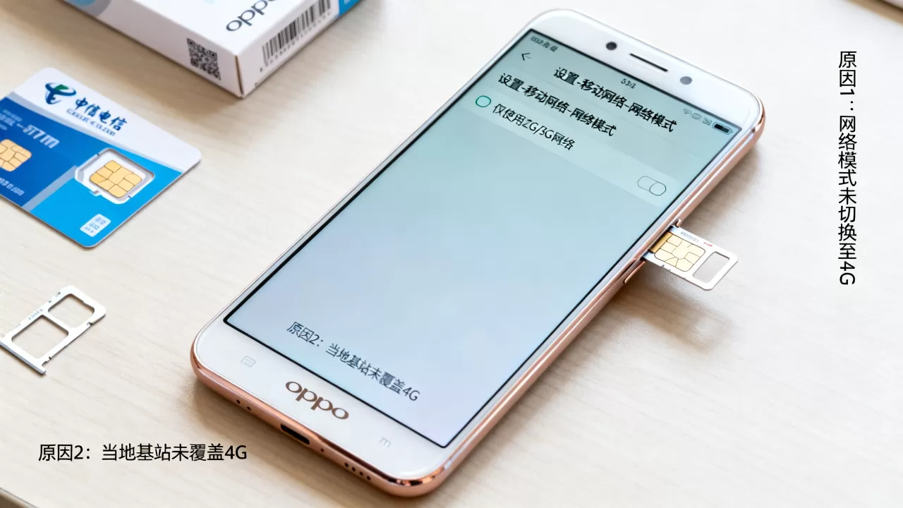 oppo r7sm电信卡为什么是3g流量，oppo r7sm电信卡3g原因