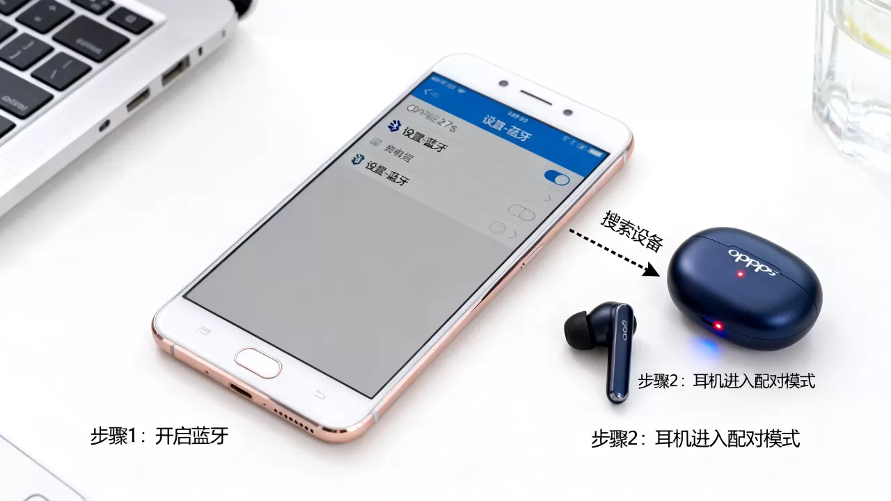 OPPOR7s扫描不到蓝牙耳机怎么办，手机连不上蓝牙怎么解决