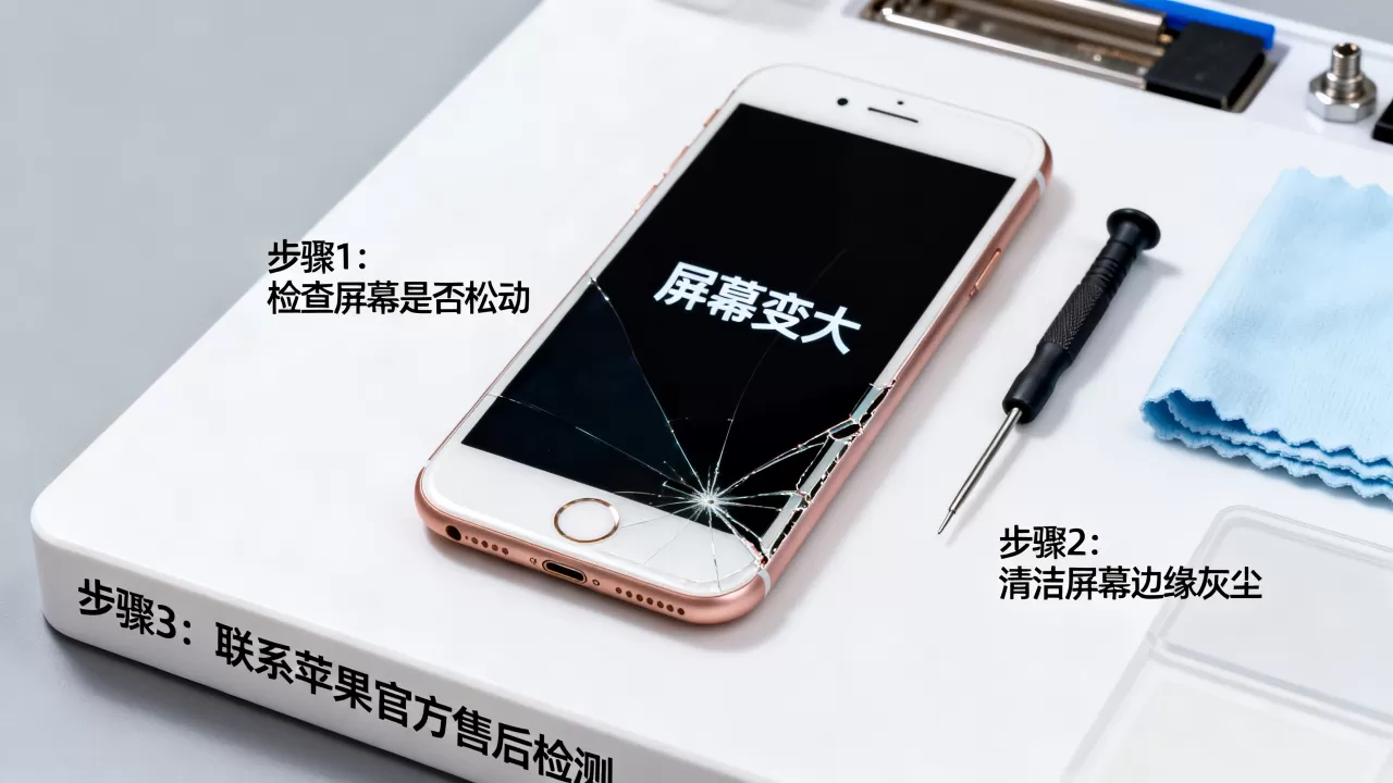 iphone7屏幕变大怎么办，iphone7屏幕变大解决方法