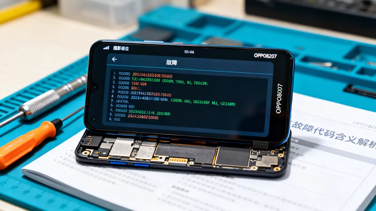 OPPO8207代表什么意思，OPPO8207故障代码含义