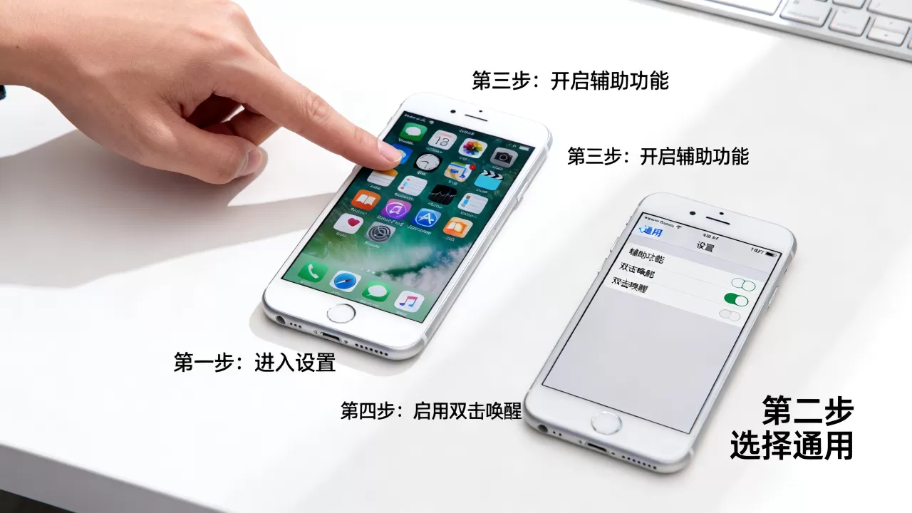 iphone7唤醒屏幕怎么用，iphone7怎么设置双击唤醒屏幕