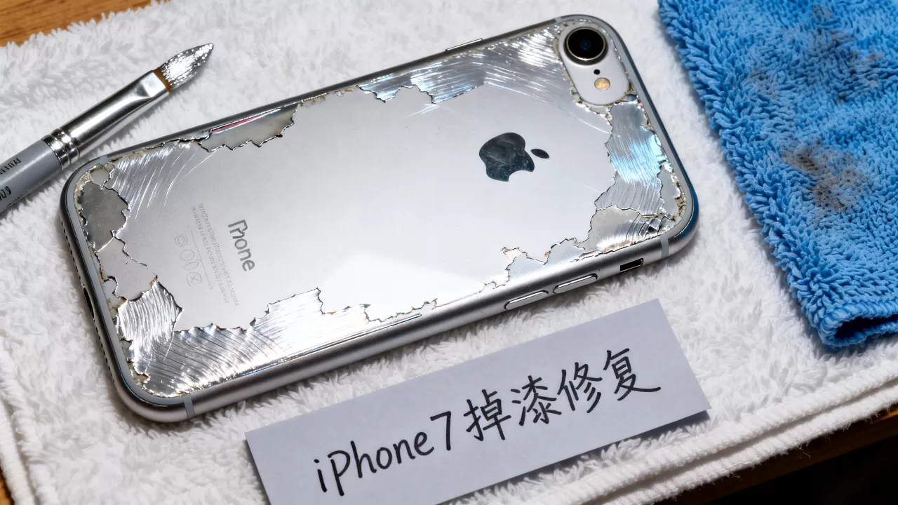iphone7后面掉漆怎么办，苹果7后盖掉漆修复