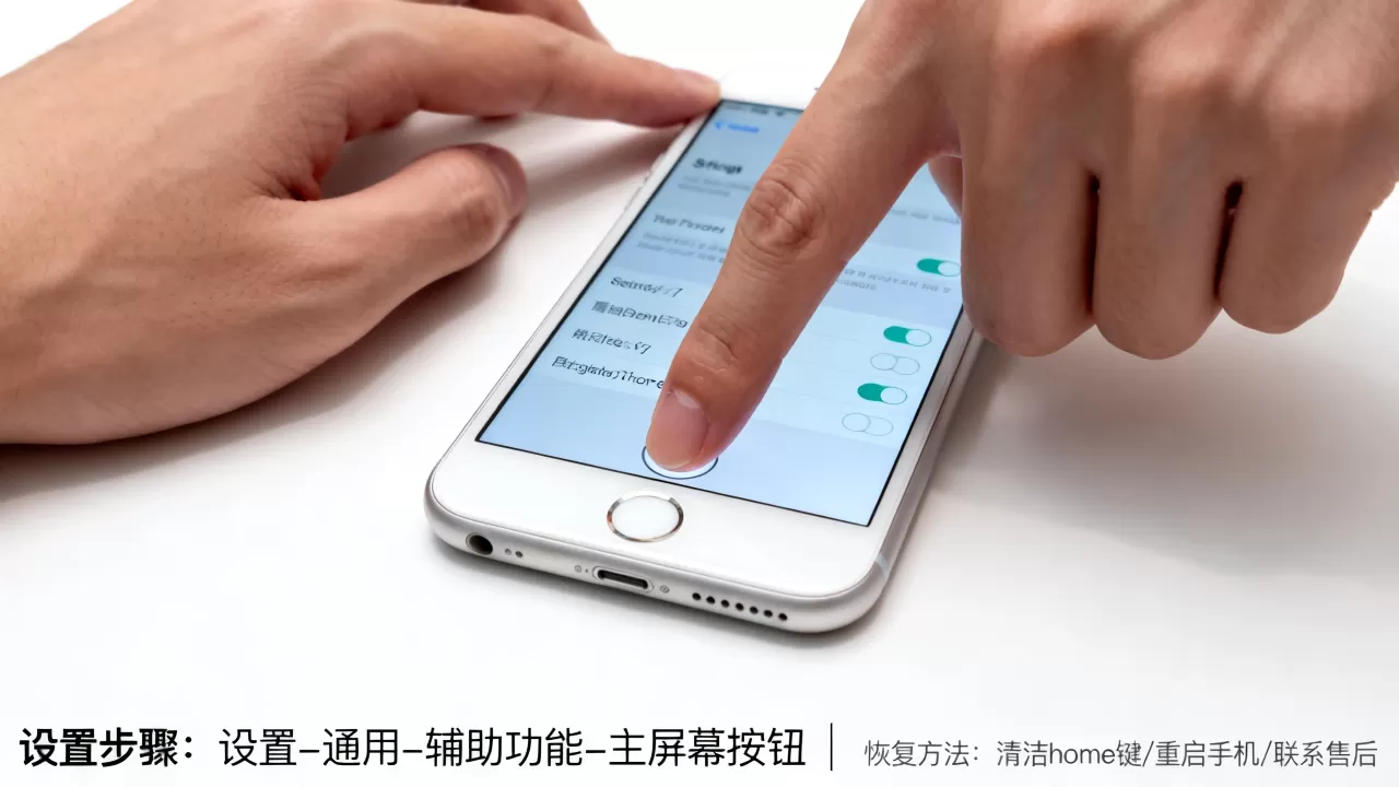 iphone7的home键怎么设置，iphone7home键失灵怎么恢复