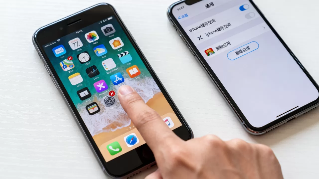 iphone7plus怎么删除应用，iphone7plus卸载软件教程