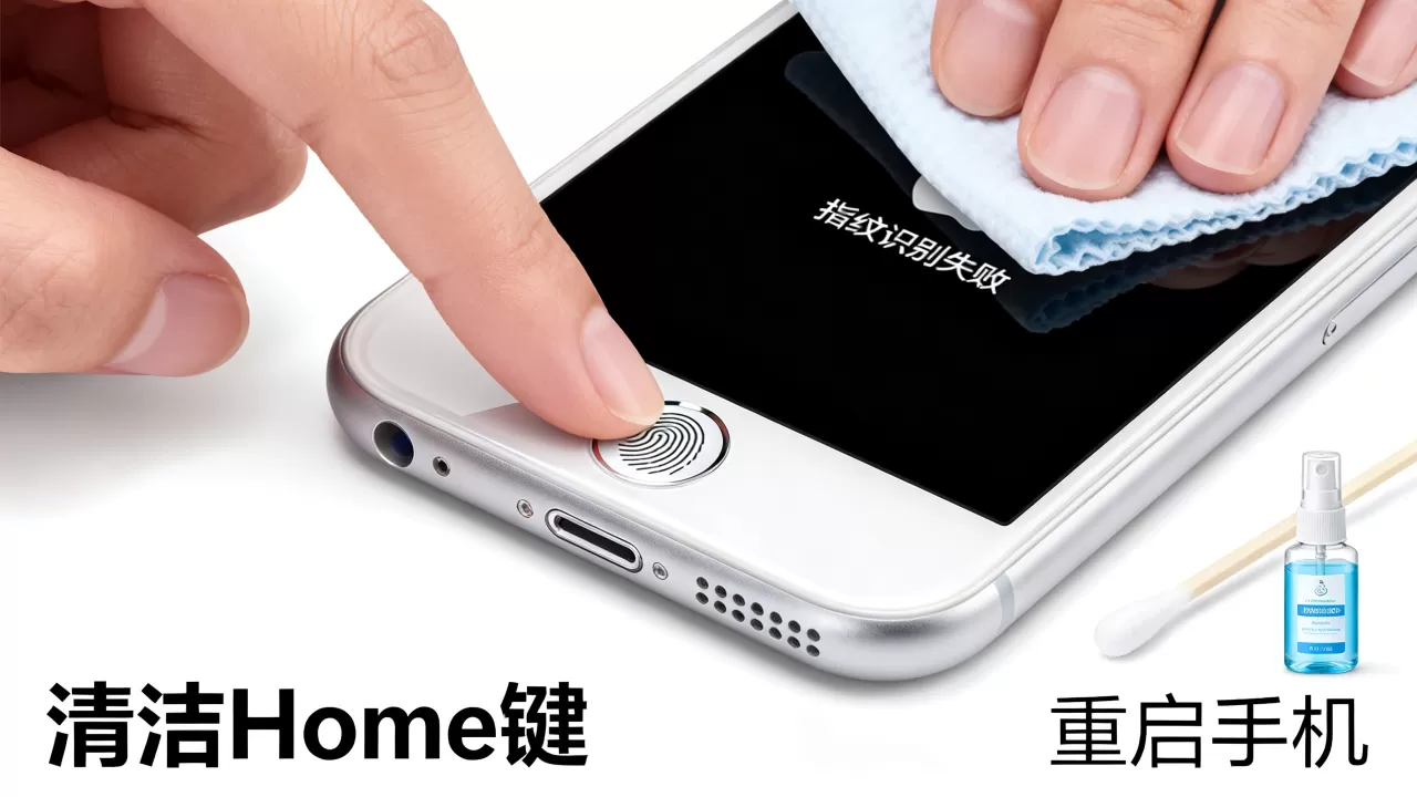 iphone6指纹功能打不开怎么回事，iphone6指纹识别失灵解决方法
