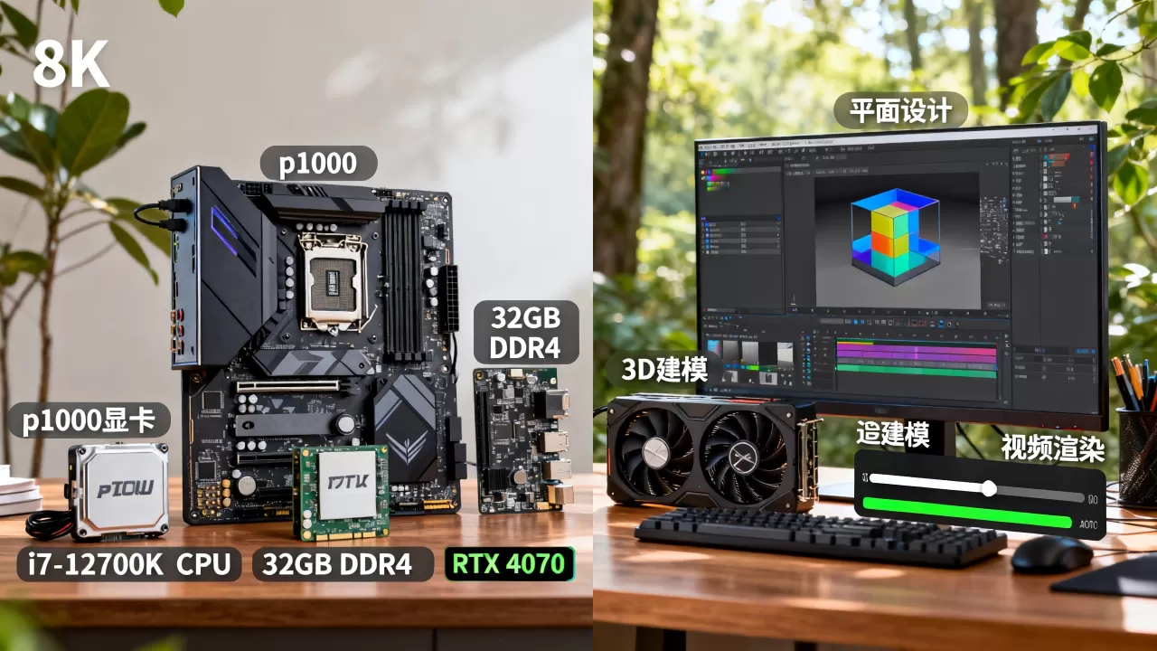 p1000显卡电脑配置，p1000显卡适合什么工作