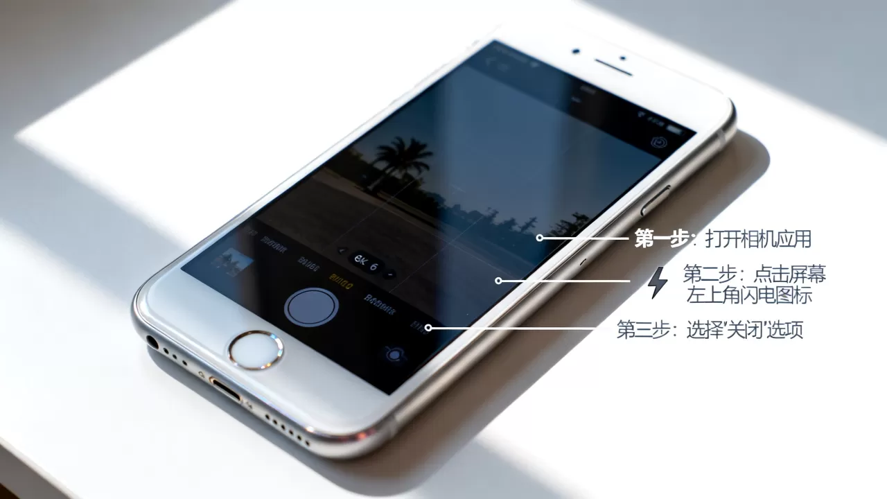 iphone6怎么关闪光灯，iPhone6关闭闪光灯的正确方法