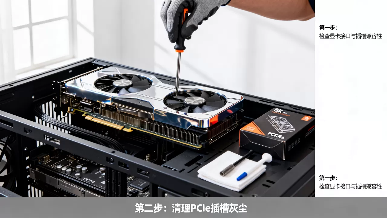 京华天盛主机显卡安装，显卡安装不上怎么解决
