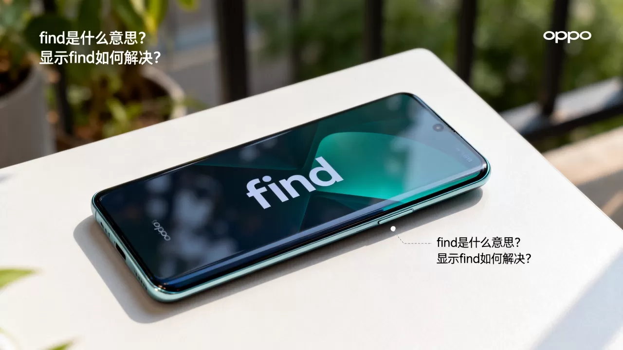 oppo手机现显find是什么意思，oppo手机显示find怎么解决