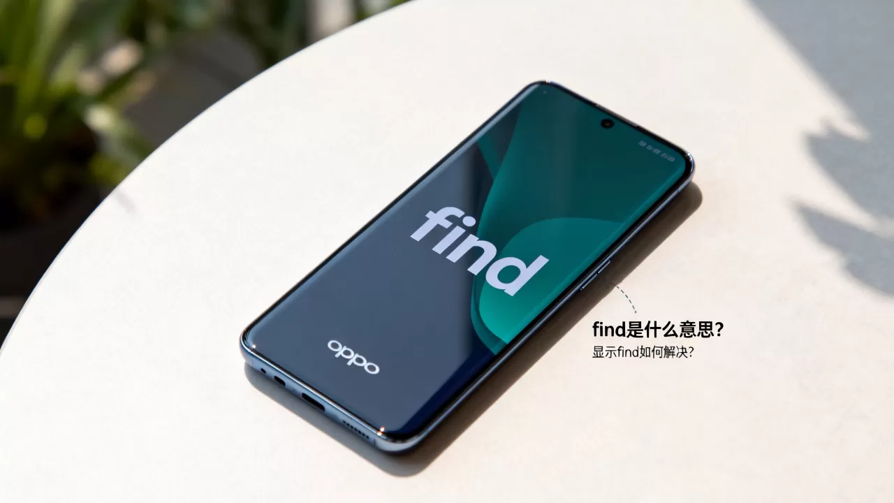 oppo手机现显find是什么意思，oppo手机显示find怎么解决